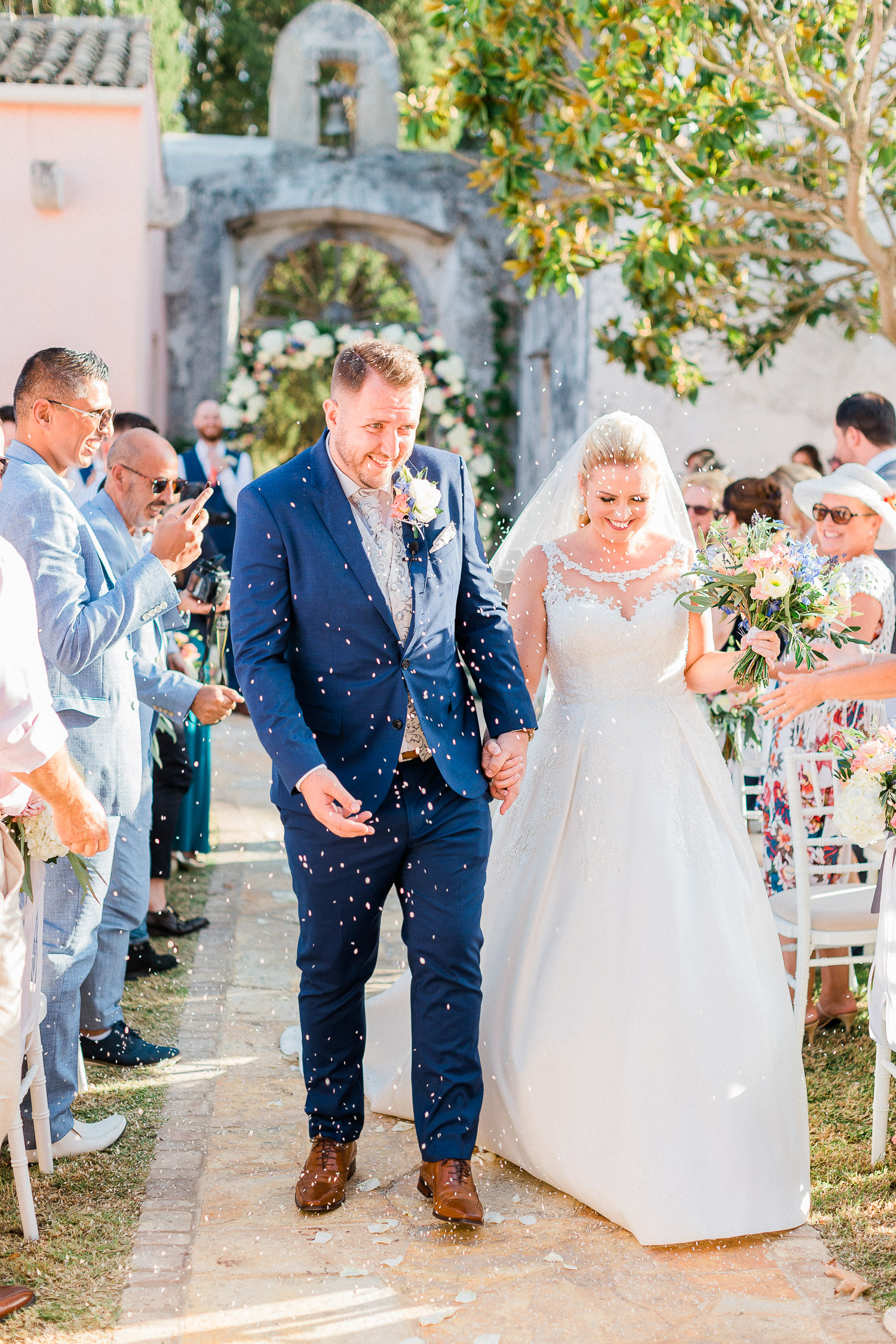 Traditional corfu estate wedding